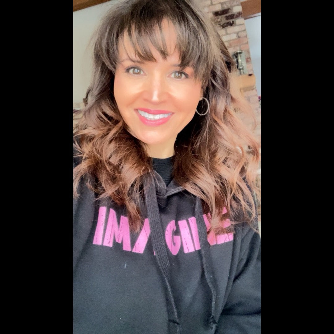 IMAGINE - Pink Unisex Hoodie - Beats 4 Hope