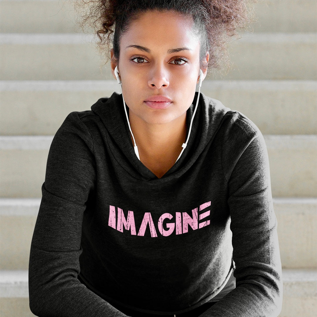 IMAGINE - Pink Unisex Hoodie - Beats 4 Hope
