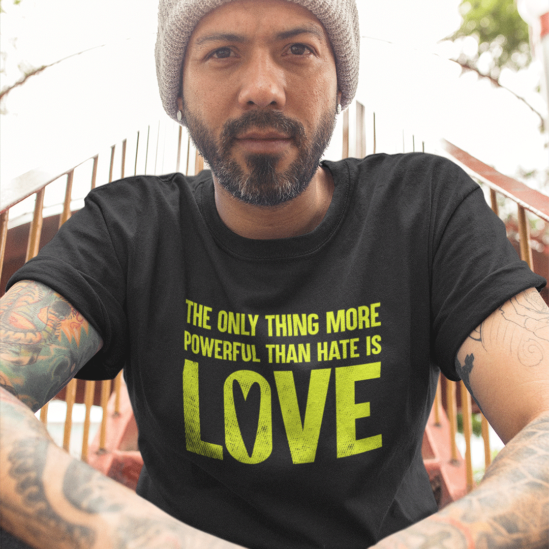 Powerful LOVE - Premium Unisex T-Shirt - Beats 4 Hope