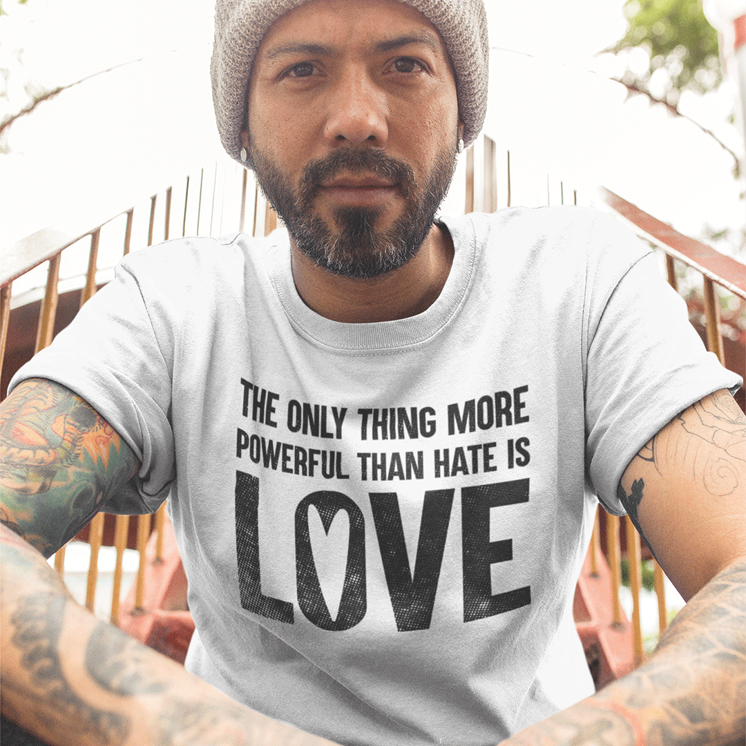 POWERFUL LOVE - Unisex T-Shirt - Beats 4 Hope