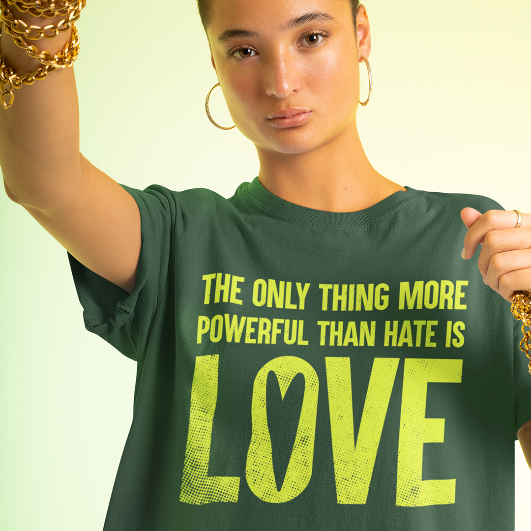 POWERFUL LOVE - Men's T-Shirt - Beats 4 Hope