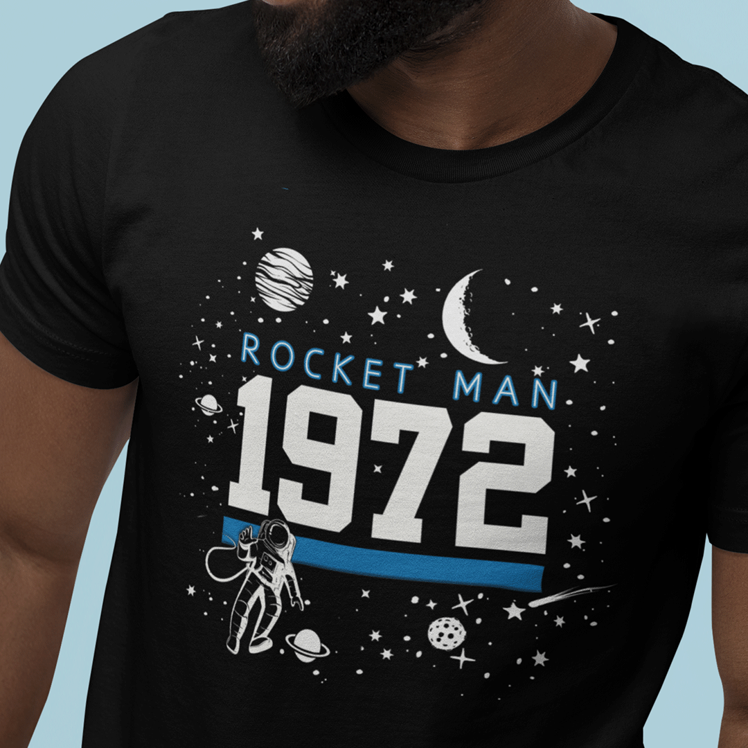 ROCKET MAN 1972 Men's T-Shirt - Beats 4 Hope