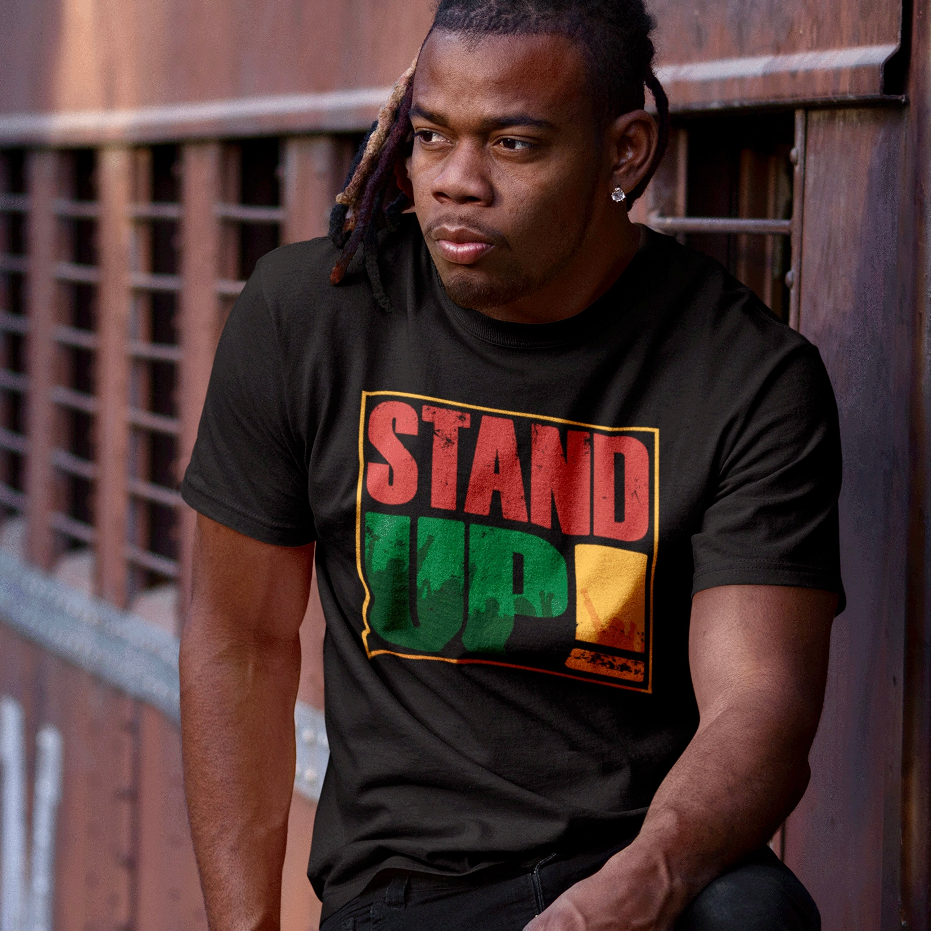 STAND UP! Men's T-Shirt - Beats 4 Hope