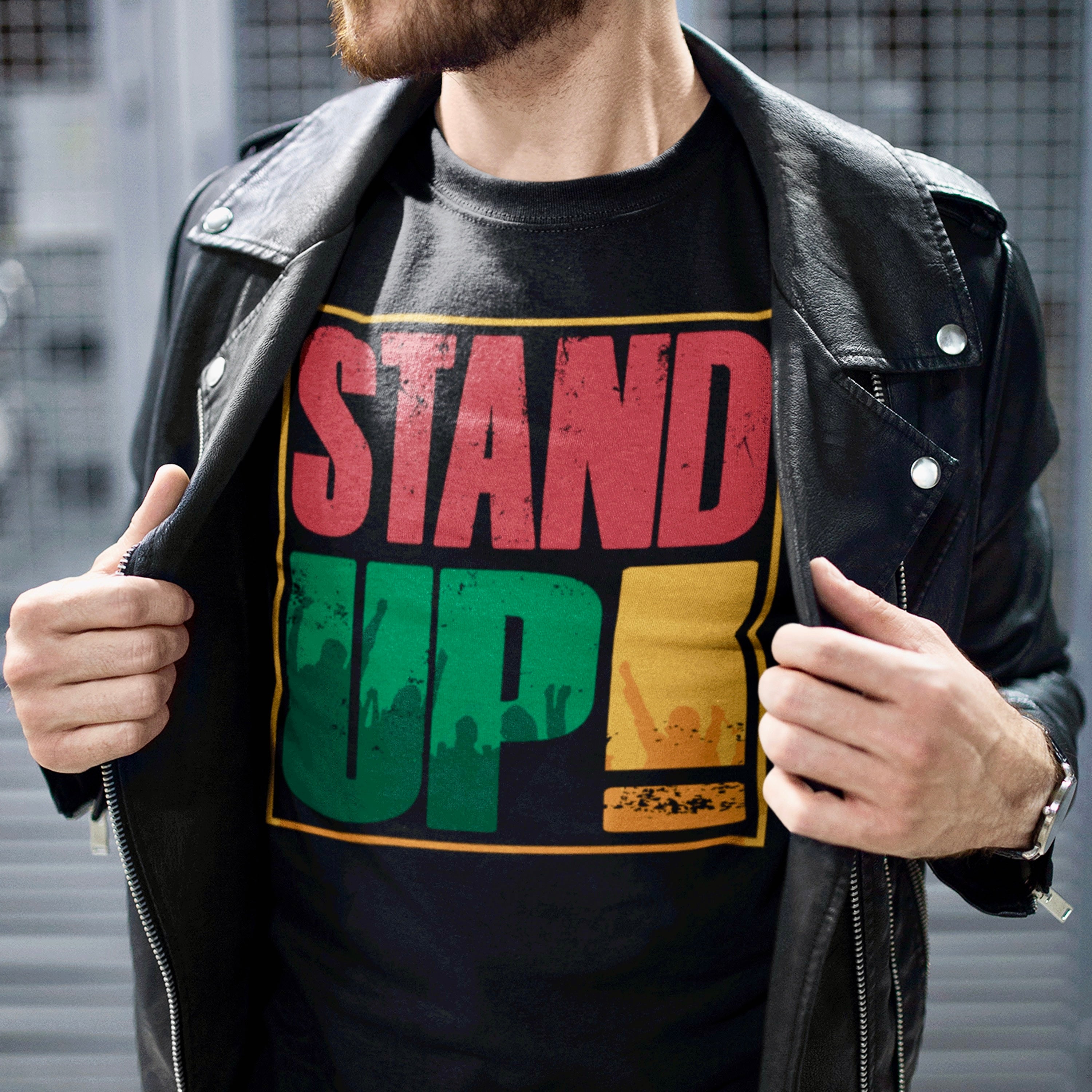 STAND UP! Men's T-Shirt - Beats 4 Hope