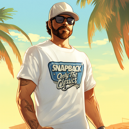 SNAPBACK Classic Blue - Men's T-Shirt - Beats 4 Hope