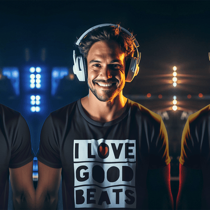 I LOVE GOOD BEATS Men's T-Shirt - Beats 4 Hope
