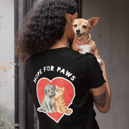 HOPE FOR PAWS - Women's Relaxed T-Shirt - Beats 4 Hope