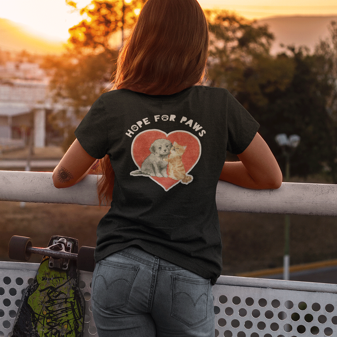 HOPE FOR PAWS - Women's Relaxed T-Shirt - Beats 4 Hope