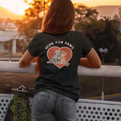 HOPE FOR PAWS - Women's Relaxed T-Shirt - Beats 4 Hope