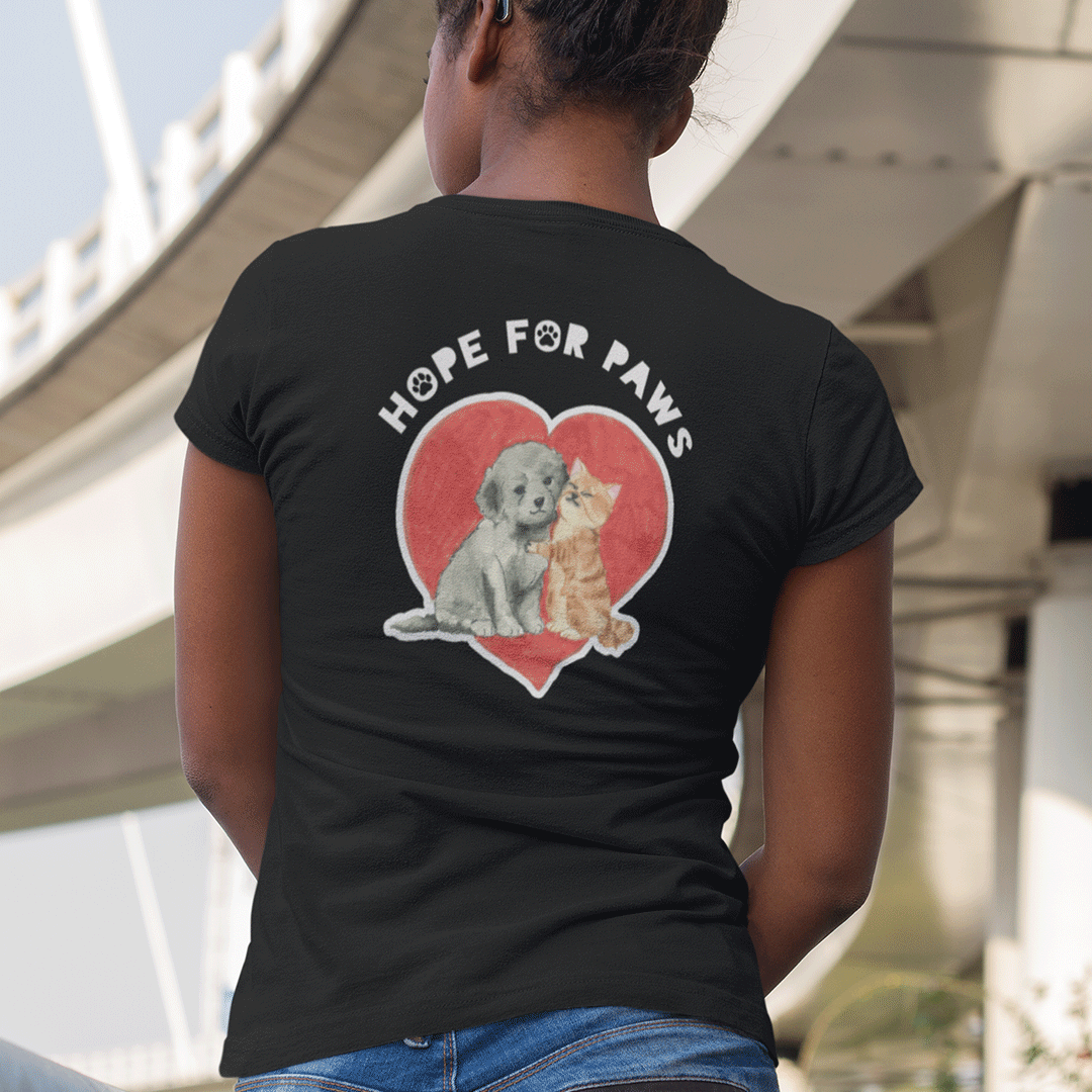 HOPE FOR PAWS - Women's Relaxed T-Shirt - Beats 4 Hope