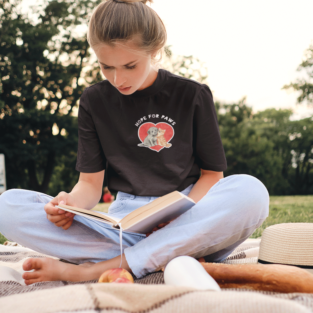 HOPE FOR PAWS - Women's Relaxed T-Shirt - Beats 4 Hope