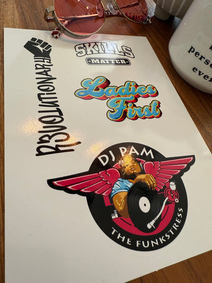 PAM THE FUNKSTRESS Sticker sheet - Beats 4 Hope