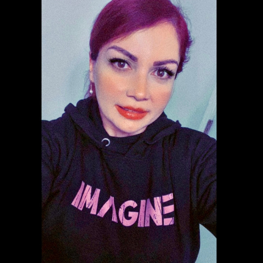 IMAGINE - Pink Unisex Hoodie - Beats 4 Hope