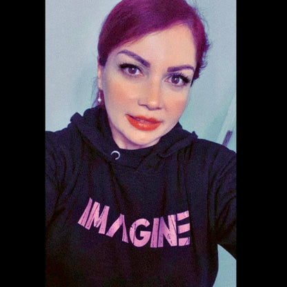 IMAGINE - Pink Unisex Hoodie - Beats 4 Hope