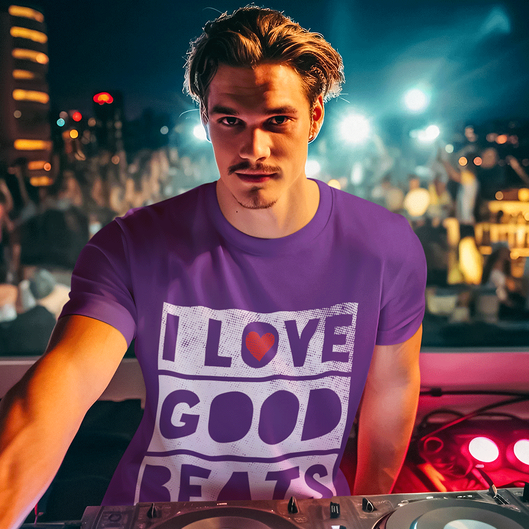 I LOVE GOOD BEATS Men's T-Shirt - Beats 4 Hope
