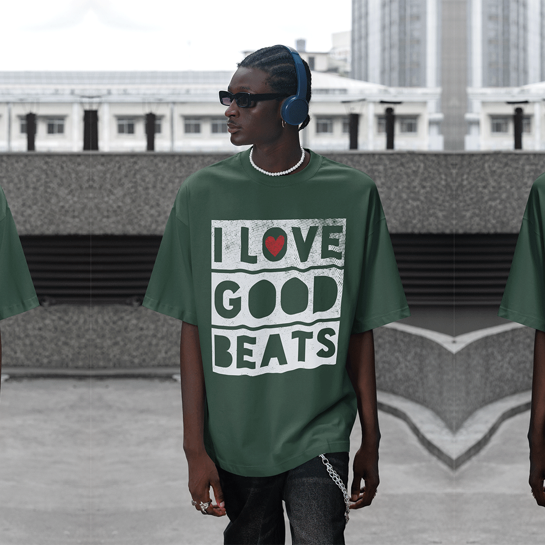 I LOVE GOOD BEATS Men's T-Shirt - Beats 4 Hope