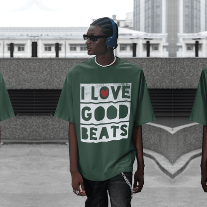 I LOVE GOOD BEATS Men's T-Shirt - Beats 4 Hope