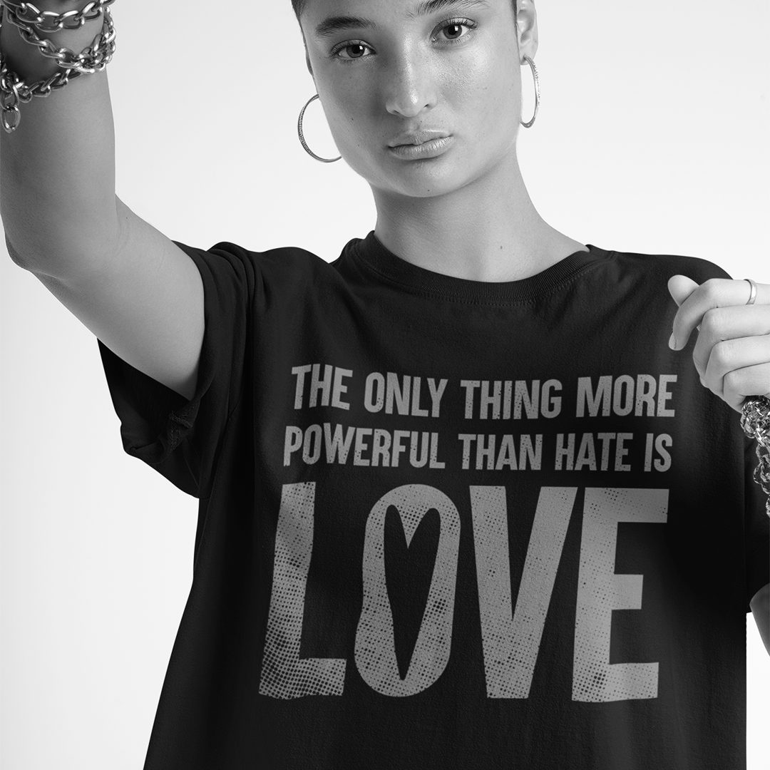 POWERFUL LOVE - Women's Relaxed T-Shirt - Beats 4 Hope