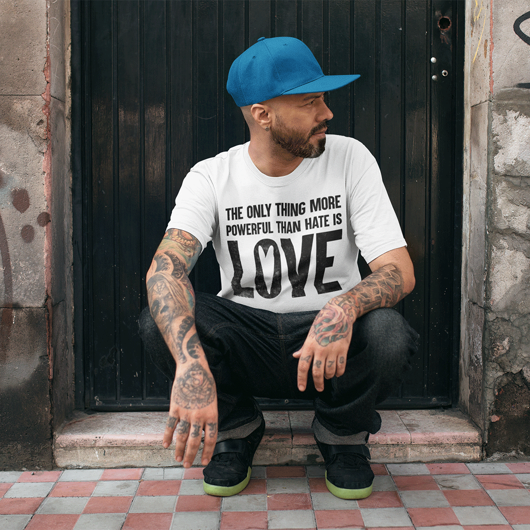 Powerful LOVE - Premium Unisex T-Shirt - Beats 4 Hope