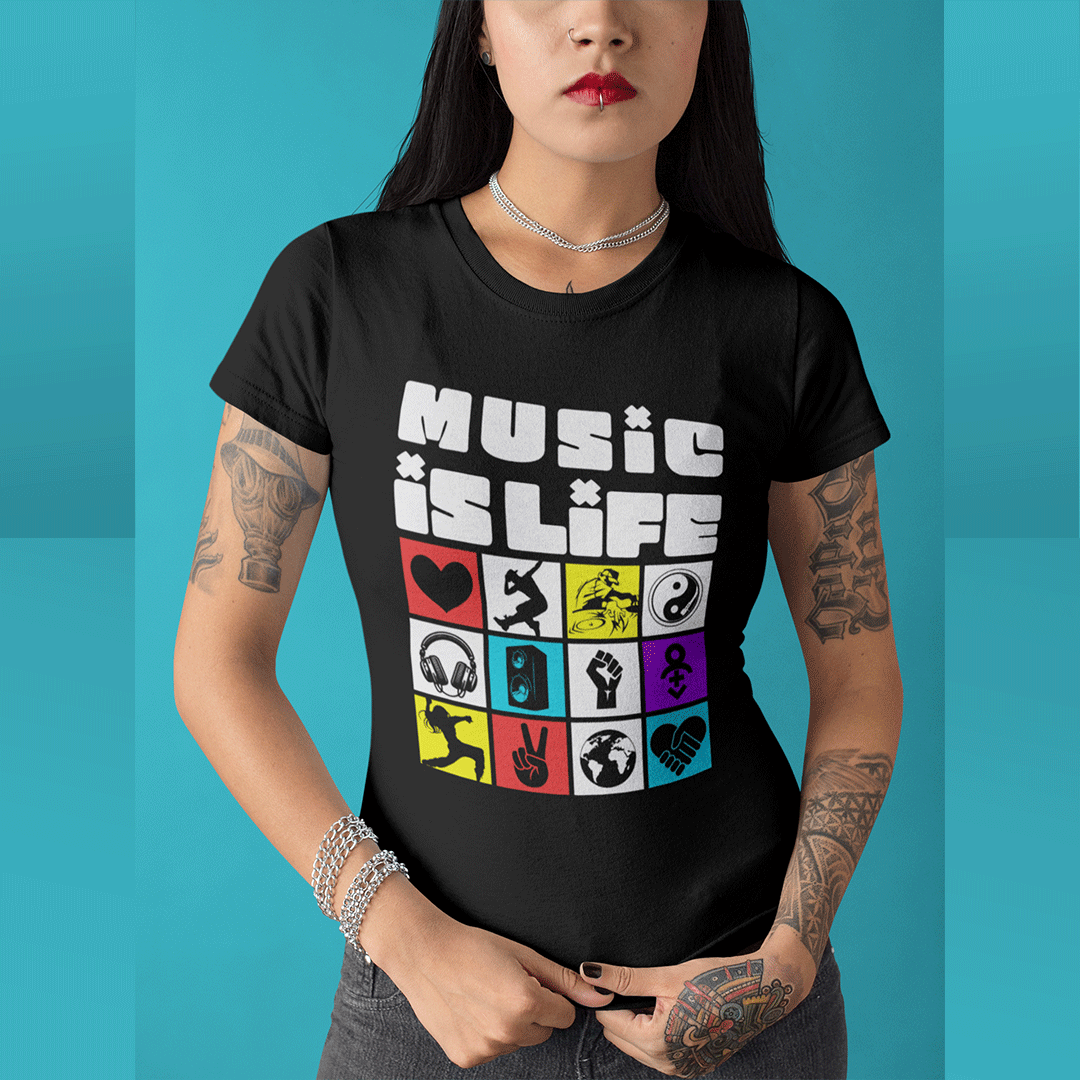 MUSIC IS LIFE  Unisex T-Shirt - Beats 4 Hope
