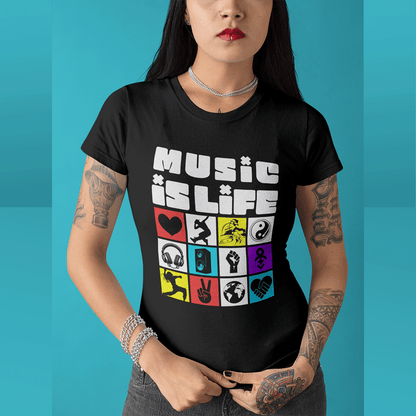 MUSIC IS LIFE  Unisex T-Shirt - Beats 4 Hope