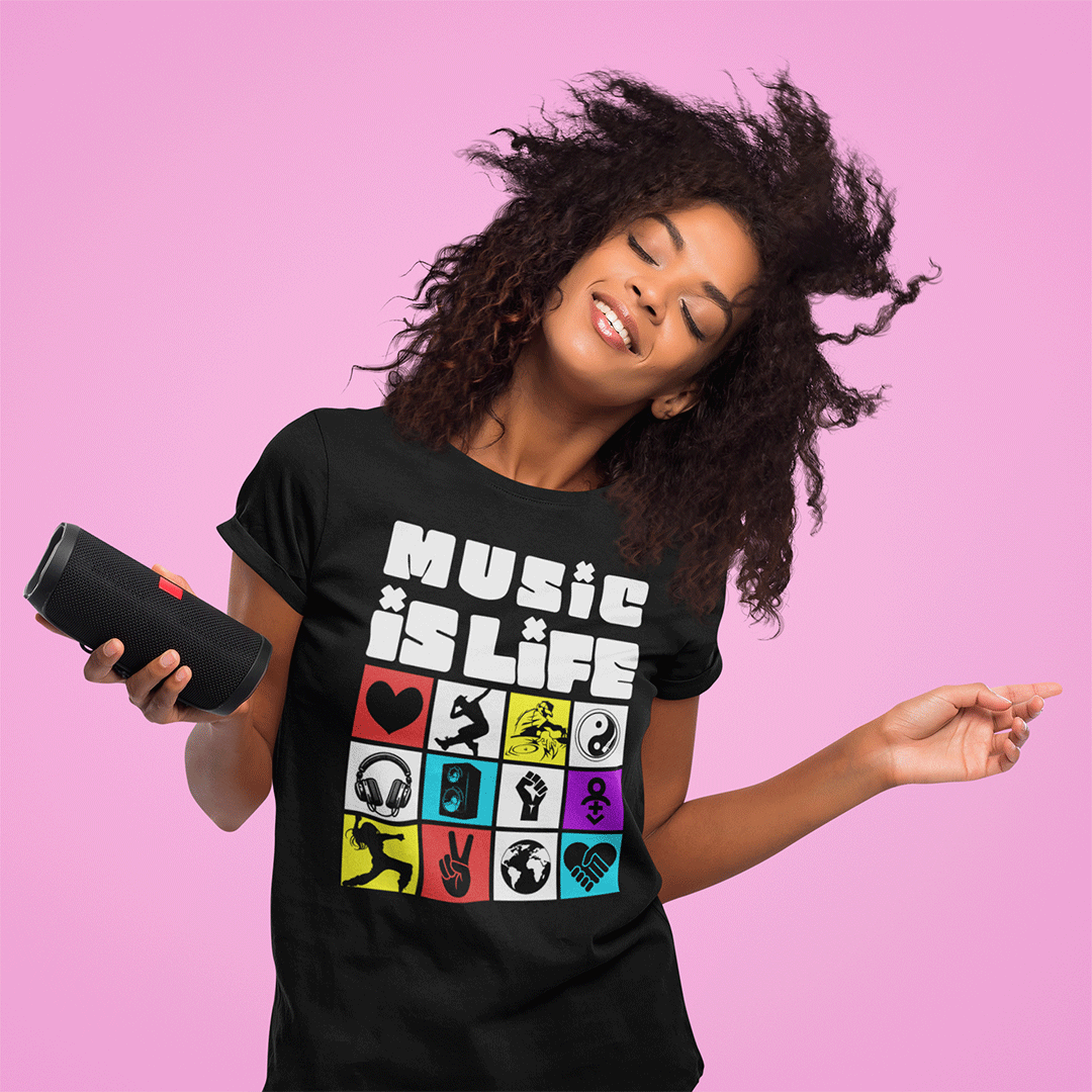 MUSIC IS LIFE  Unisex T-Shirt - Beats 4 Hope