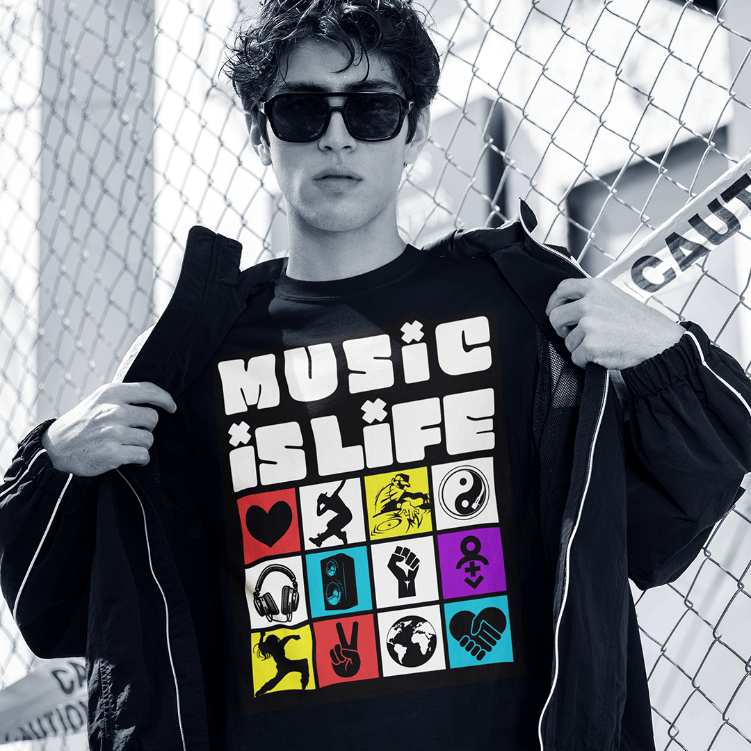 MUSIC IS LIFE  Unisex T-Shirt - Beats 4 Hope
