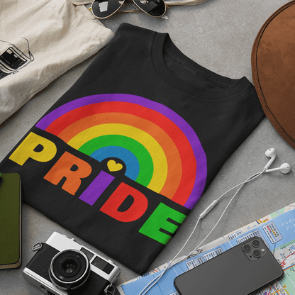 PRIDE WITH LOVE - Unisex organic mid-light t-shirt - Beats 4 Hope