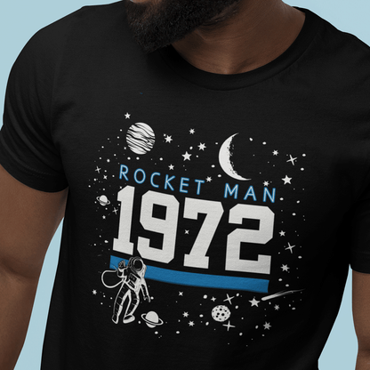 ROCKET MAN 1972  Men's T-Shirt - Beats 4 Hope