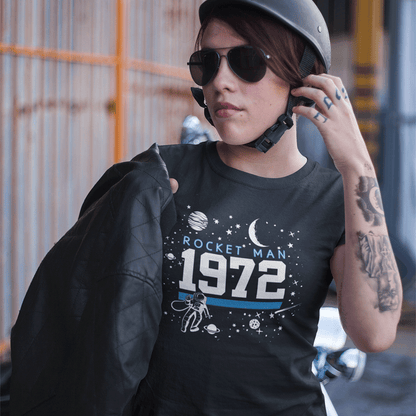 ROCKET MAN 1972  Men's T-Shirt - Beats 4 Hope