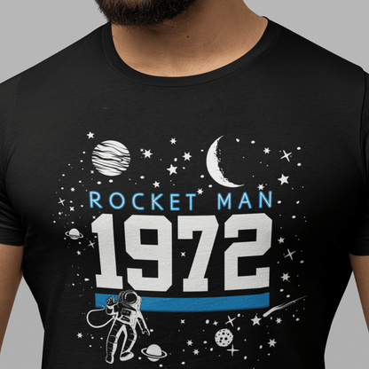 ROCKET MAN 1972  Men's T-Shirt - Beats 4 Hope