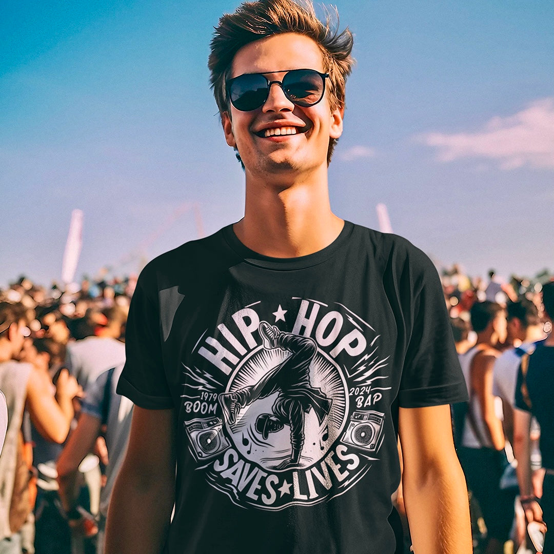 HIP HOP SAVES LIVES Unisex Breaking T-Shirt – Beats 4 Hope