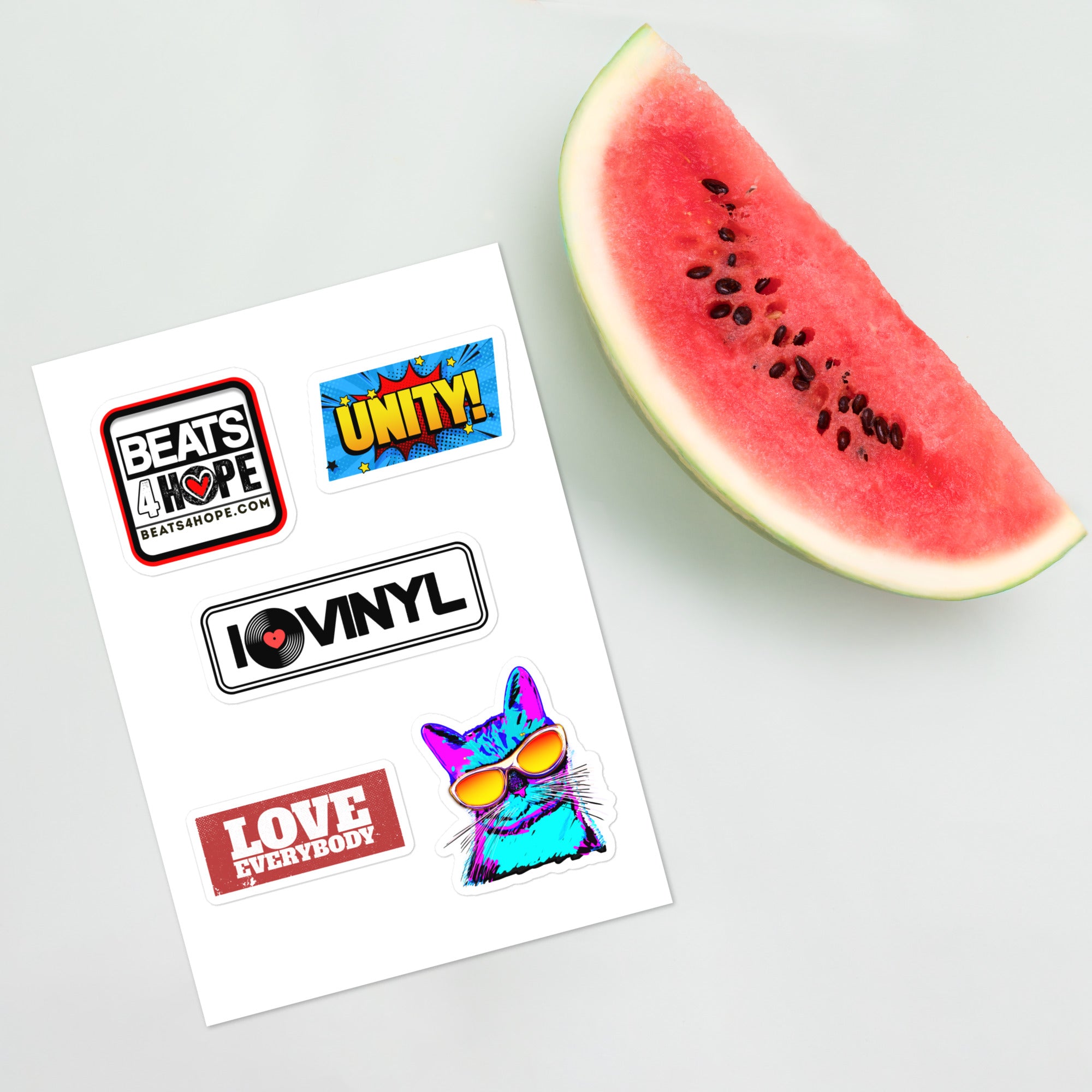 Beats4hope Collection Exclusive Sticker Sheet - Beats 4 Hope