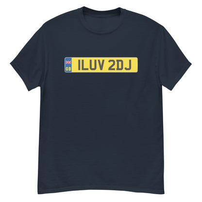 ILUV 2DJ - GB UK BLUE Men's T-Shirt - Beats 4 Hope