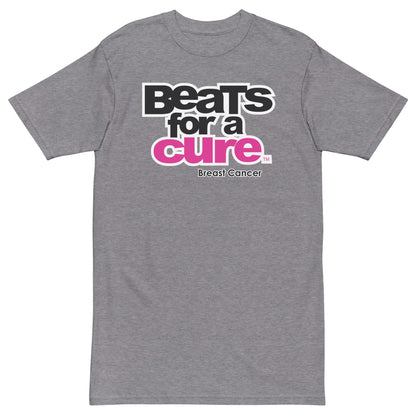 light gray Beats For A Cure Logo tea 