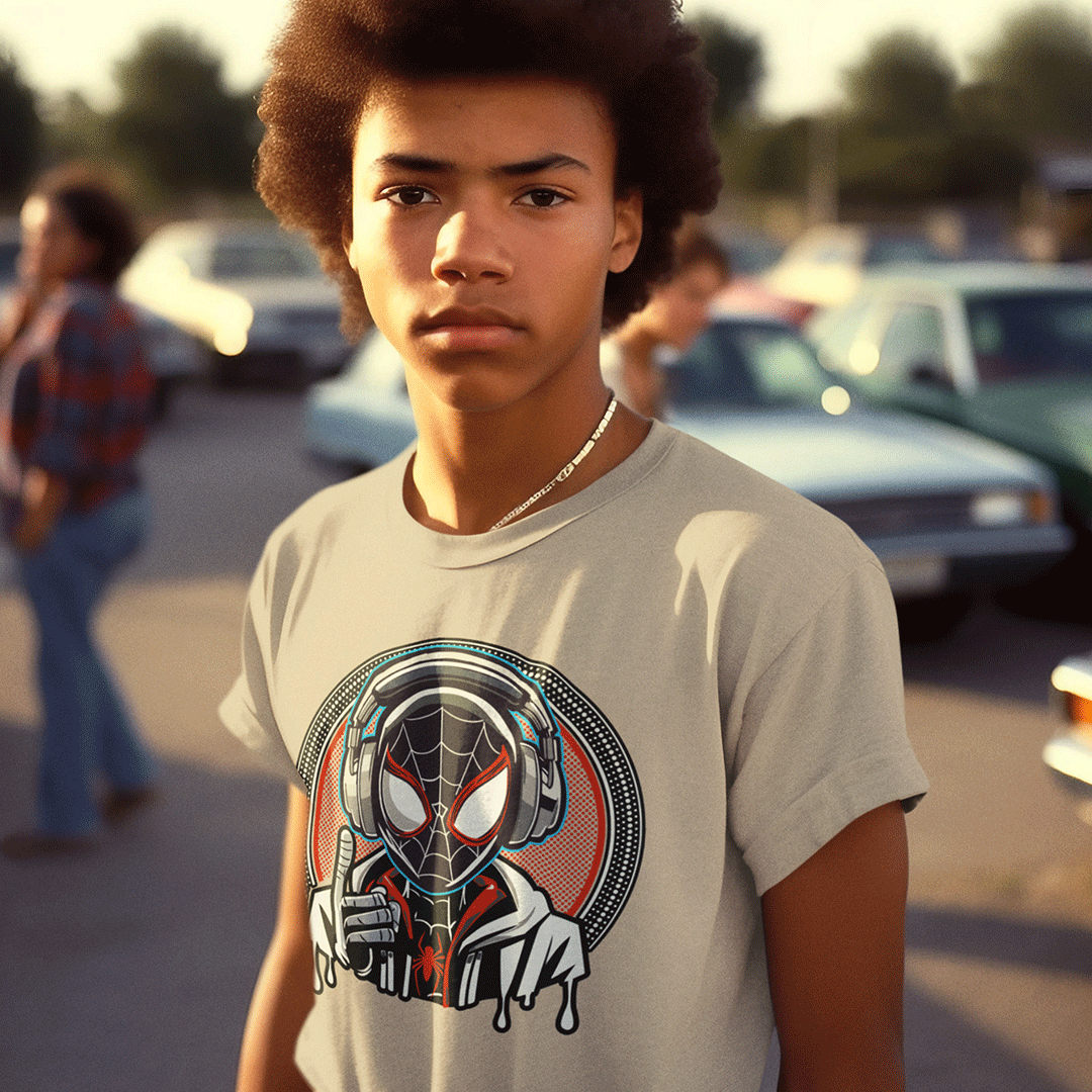 SPIDER VIBES Mens T- Shirt