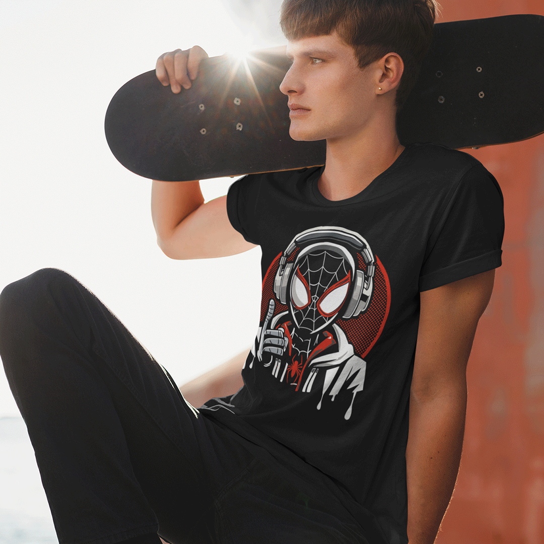 SPIDER VIBES Mens T- Shirt