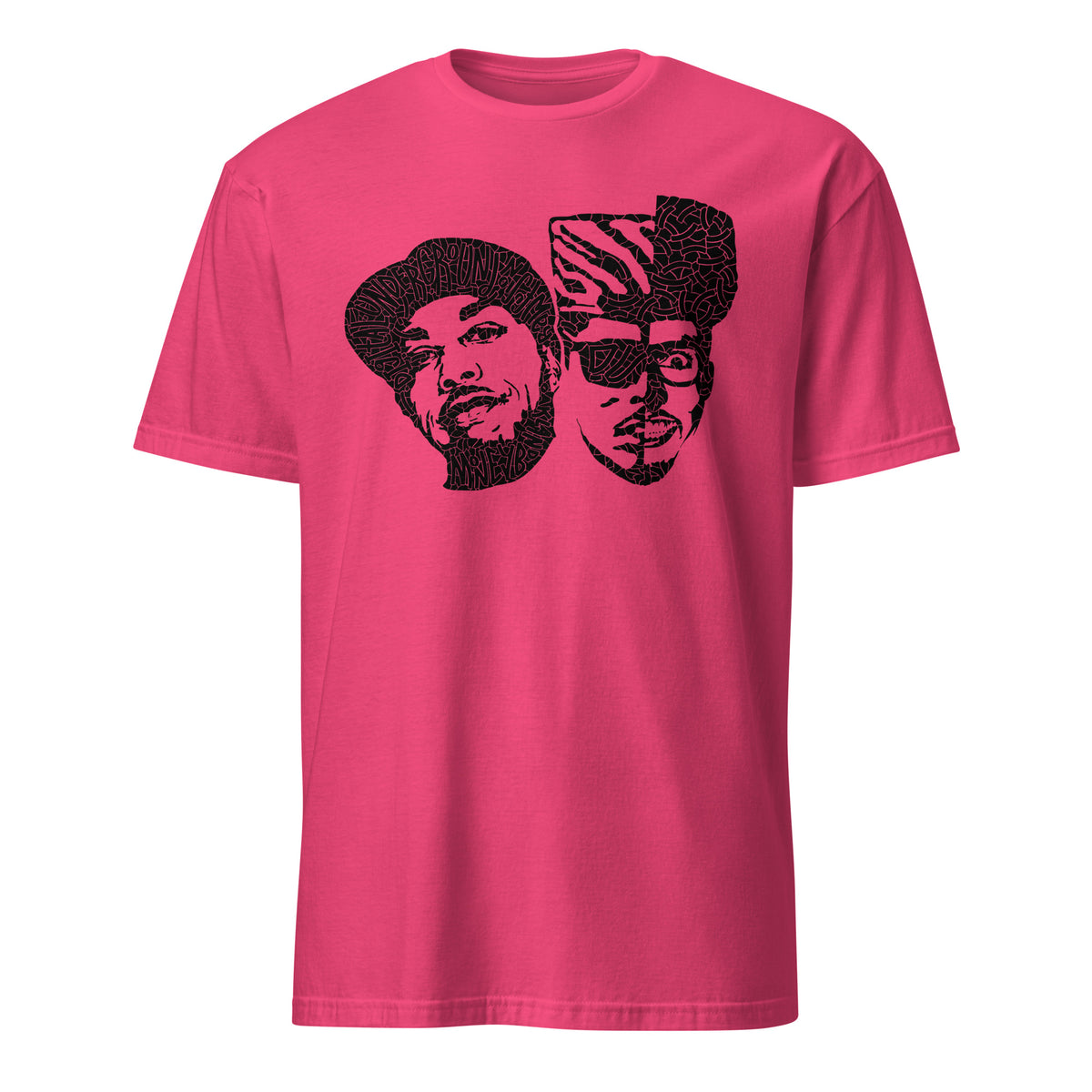 image of Shock G and Money B on a pink shirt