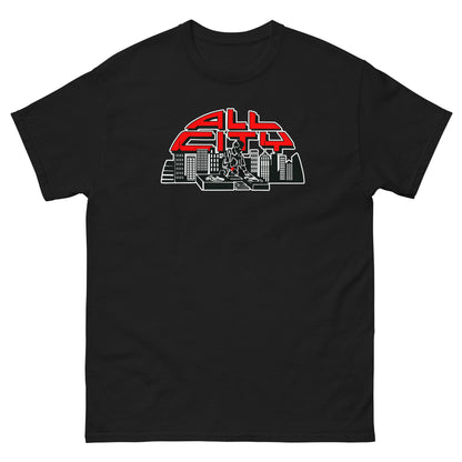 ALL CITY Records Men's T-shirt - Black / S - Black / M - Black / L - Black / XL - Black / 2XL - Black / 3XL - Black / 4XL - Black / 5XL