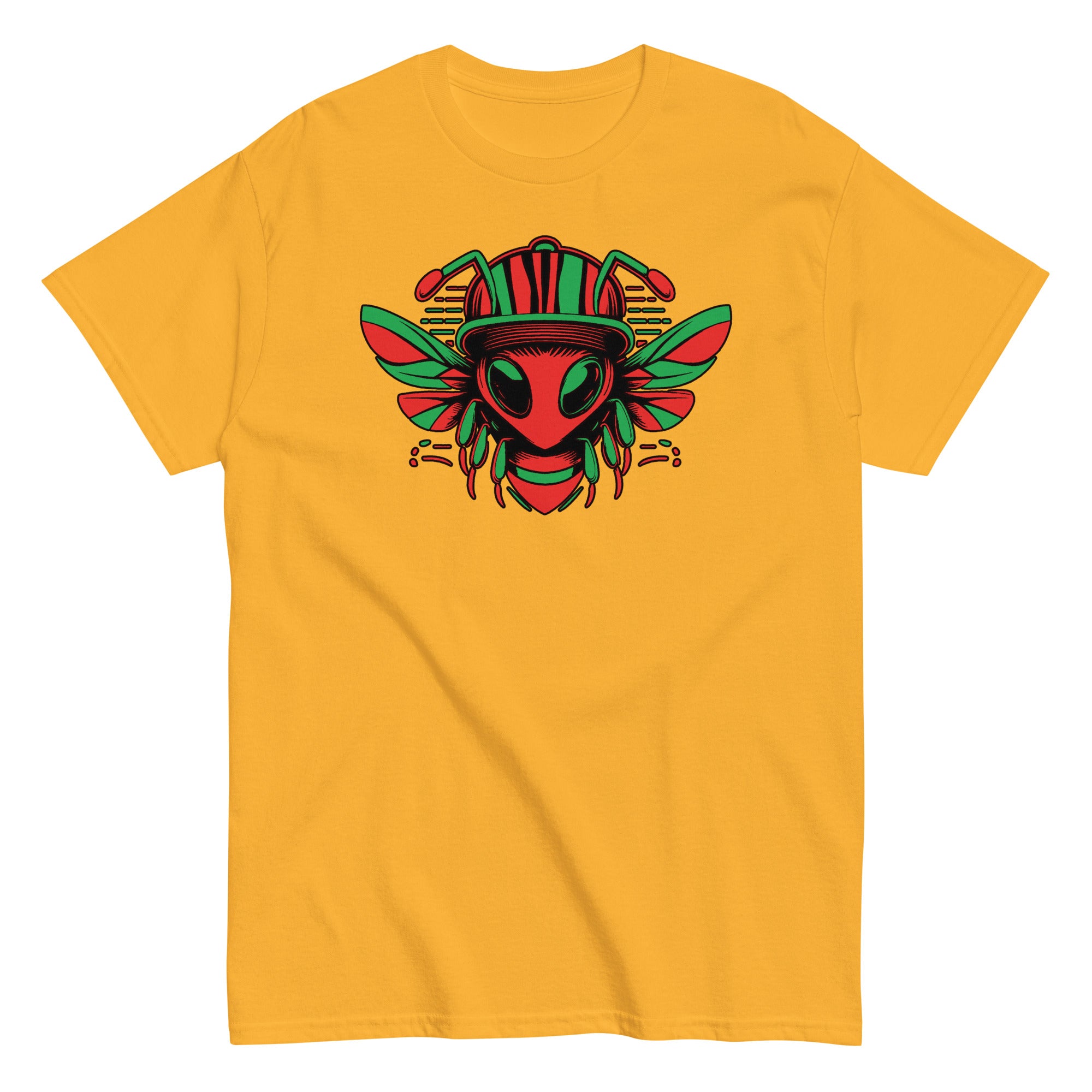 BEE TRIBE Men's T-Shirt - Gold / S - Gold / M - Gold / L - Gold / XL - Gold / 2XL - Gold / 3XL - Gold / 4XL - Gold / 5XL