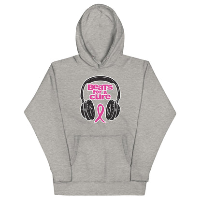 BEATS FOR A CURE - Premium Hoodie - Carbon Grey / S - Carbon Grey / M - Carbon Grey / L - Carbon Grey / XL - Carbon Grey / 2XL - Carbon Grey / 3XL