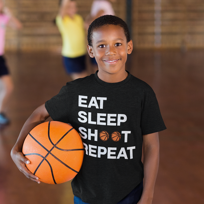 EAT SLEEP SHOOT REPEAT Youth T-Shirt