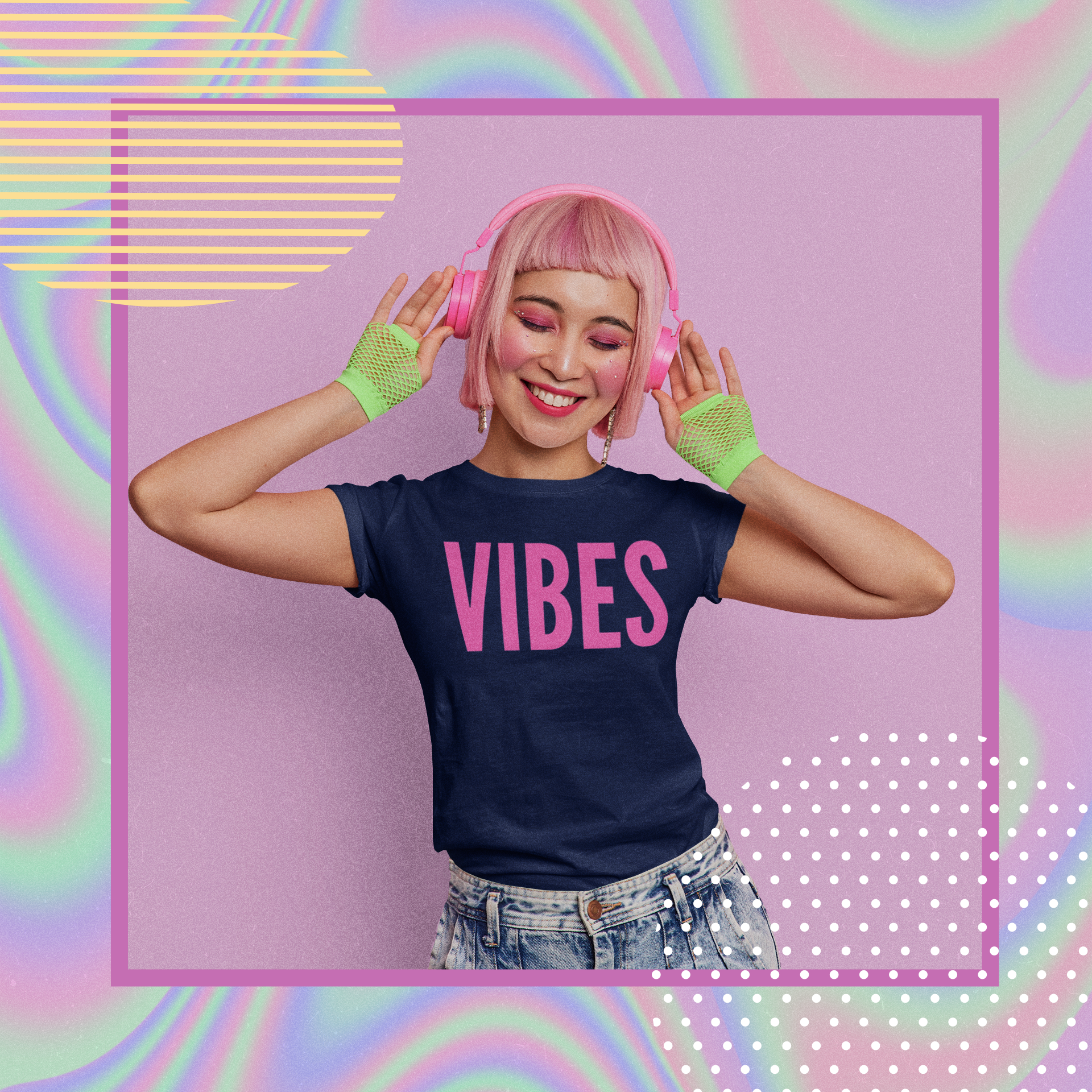 PINK VIBES  - Women's Special Edition T-Shirt - Beats 4 Hope