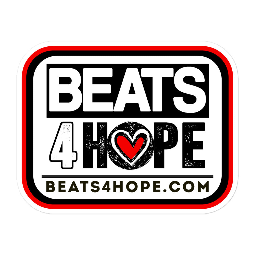 BEATS4HOPE - Bubble-free stickers - Beats 4 Hope