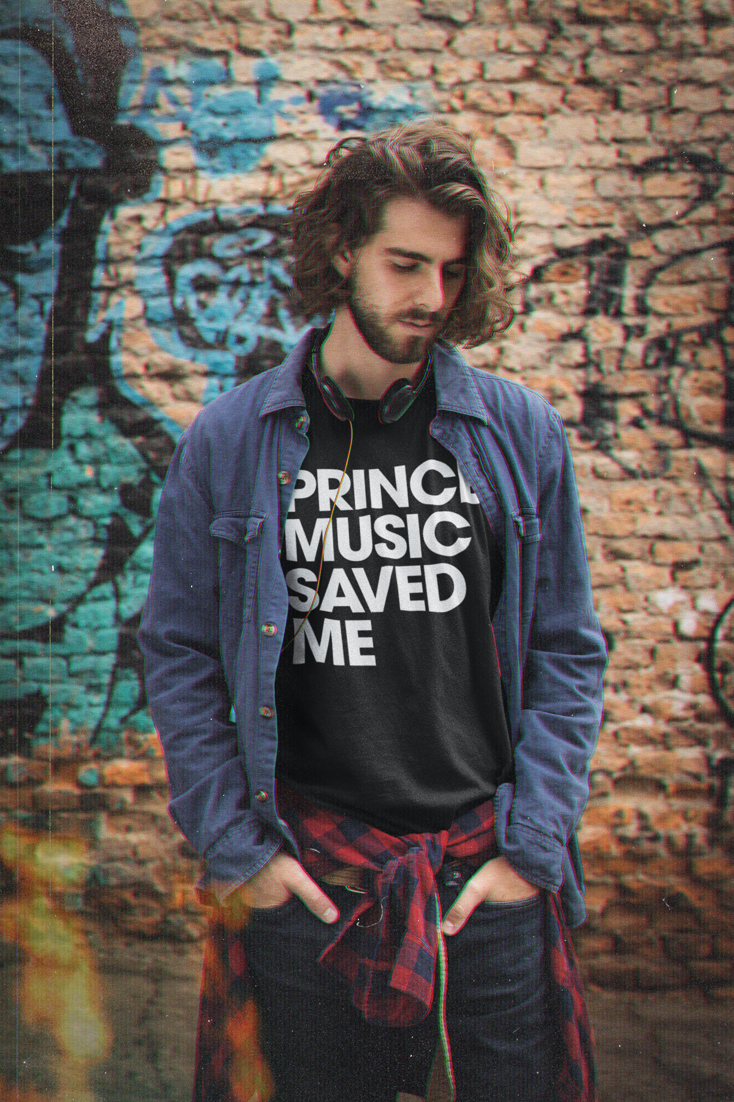 PRINCE MUSIC SAVED ME - Unisex T-Shirt - Beats 4 Hope