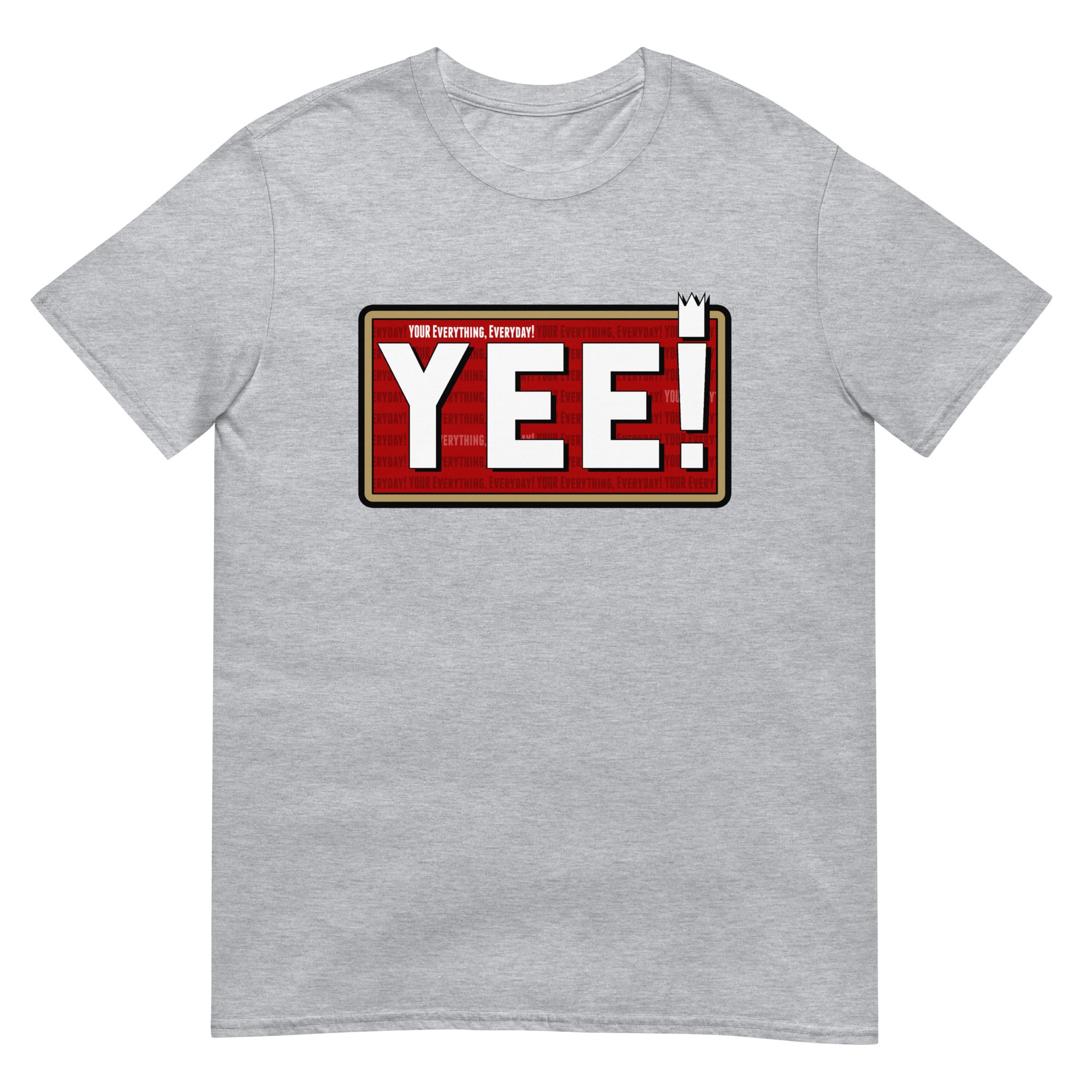 YEE Niner Unisex T-Shirt - Sport Grey / S - Sport Grey / M - Sport Grey / L - Sport Grey / XL - Sport Grey / 2XL - Sport Grey / 3XL
